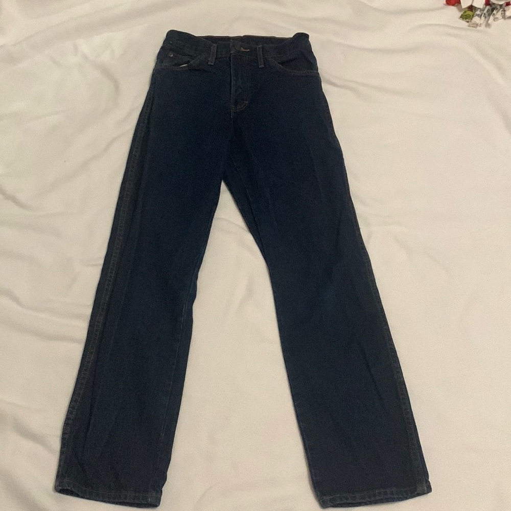 mens dark wash dickies jeans size 28x32